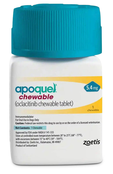 Apoquel Chewable for Dogs - Single Chew 5.4mg 