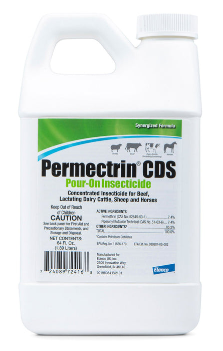 Permectrin CDS Pour - On Insecticide - Jeffers - Farm & Ranch Supplies > Pest Control