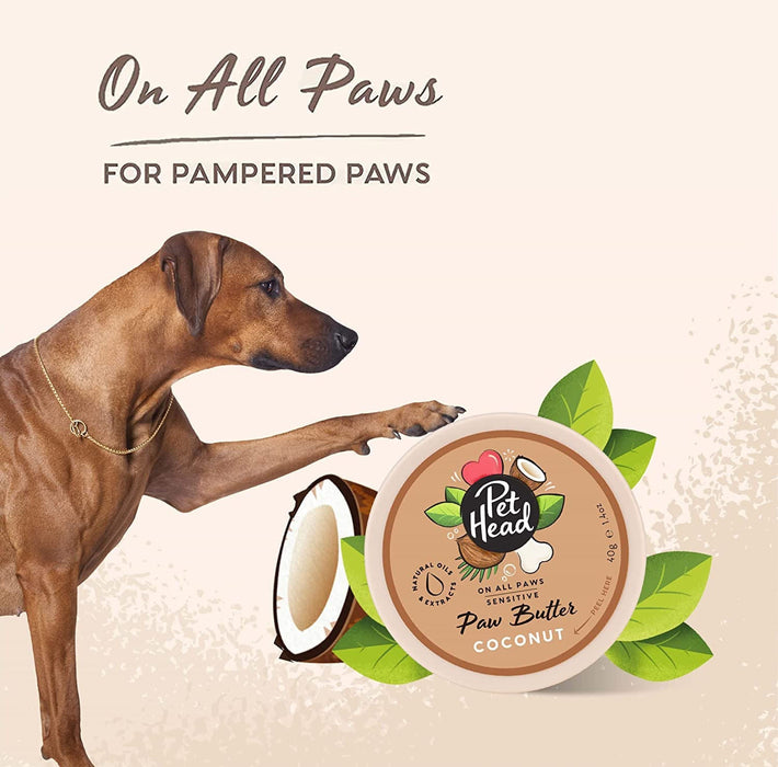 Pet Head On All Paws Oatmeal Paw Butter 1.4oz - Jeffers - Animal Health & Wellness > Skin & Coat Care