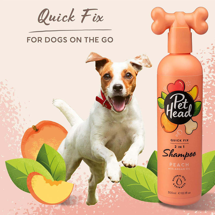 Pet Head Quick Fix 2in1 Shampoo 16oz - Jeffers - Animal & Pet Supplies > Pet Grooming > Pet Shampoo & Conditioner