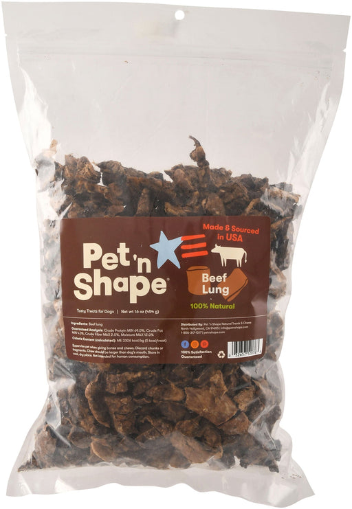 Pet 'n Shape Roasted Beef Lung Treats - Jeffers - Dog Supplies > Dog Treats