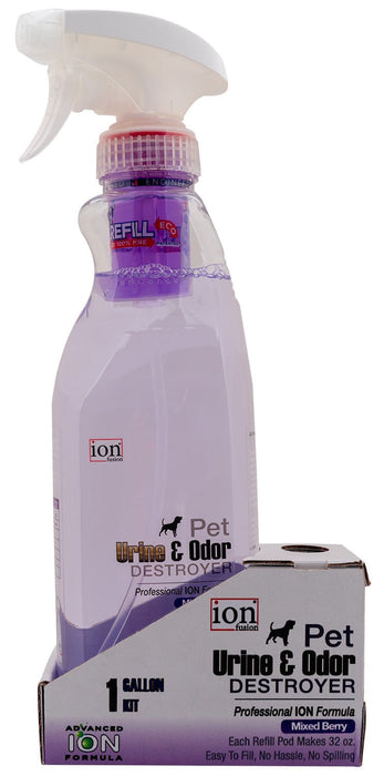 Pet Urine & Odor Destroyer Kit, Mixed Berry, Gallon - Jeffers - Animal & Pet Supplies > Pet Odor & Stain Removers