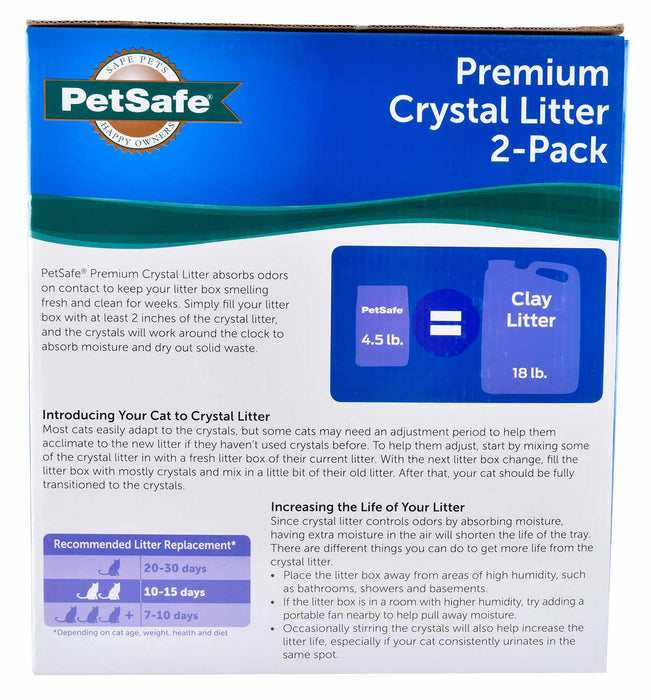 PetSafe Deluxe Crystal Litter Box System (& Accessories) - Jeffers - Cat Supplies > Cat Litter Boxes