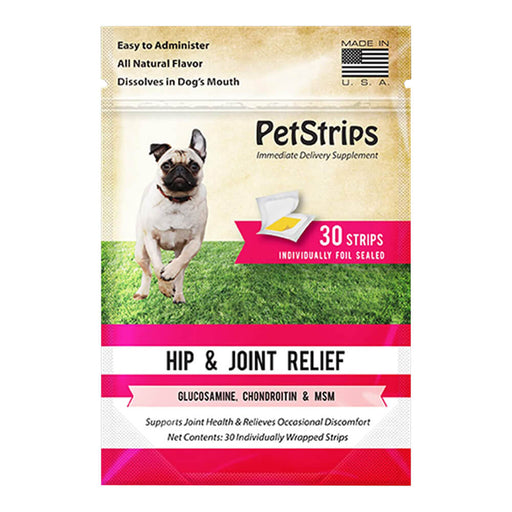 PetStrips Hip & Joint Relief for Dogs, 30 Strips - Jeffers - Animal Health & Wellness > Joint Health