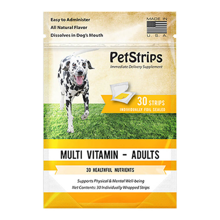 PetStrips Multi Vitamin Adult for Dogs, 30 Strips - Jeffers - Animal Health & Wellness > Vitamins & Supplements