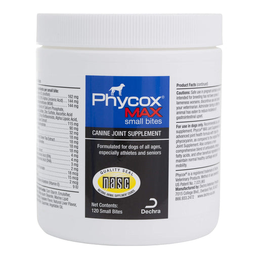 Phycox Max Canine Small Bites, 120 ct - Jeffers - Animal Health & Wellness > Joint Health