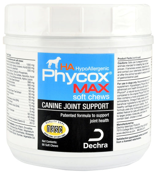 Phycox MAX HA Soft Chews, 90 count - Jeffers - Animal Health & Wellness > Joint Health