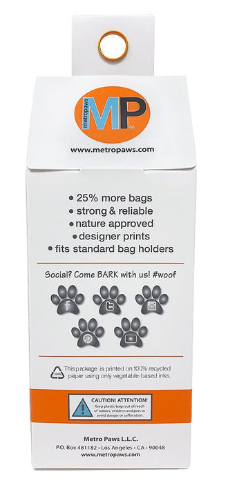 Poopy Packs 8 Rolls Dog Poop Bags - Jeffers - Animal & Pet Supplies > Pet Waste Disposal Systems & Tools