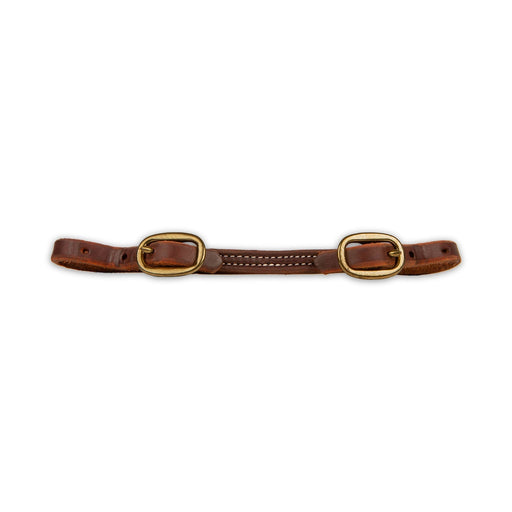 Poplar Head Premium Oiled Doubled and Stitched Harness Leather Curb Strap - Jeffers - Horse Supplies > Horse Tack > Bridle Bits