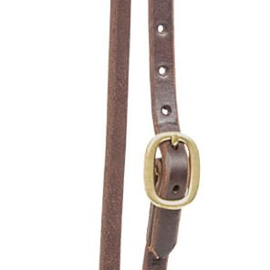 Jeffers Poplar Head Premium Oiled Harness Leather 3/4" Wide Split Ear Headstall