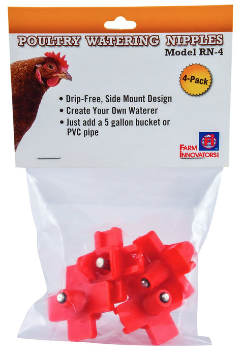 Poultry Watering Nipple, 4 pk - Jeffers - Farm & Ranch Supplies > Livestock Feeders & Waterers