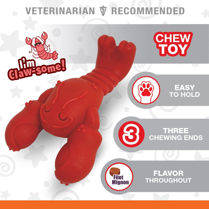 Power Chew Lobster Dog Toy, Filet Mignon - Jeffers - Dog Supplies > Dog Toys