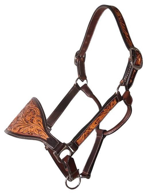 Prairie Flower Bronc Nose Halter - Jeffers - Horse Supplies > Horse Tack > Horse Halters