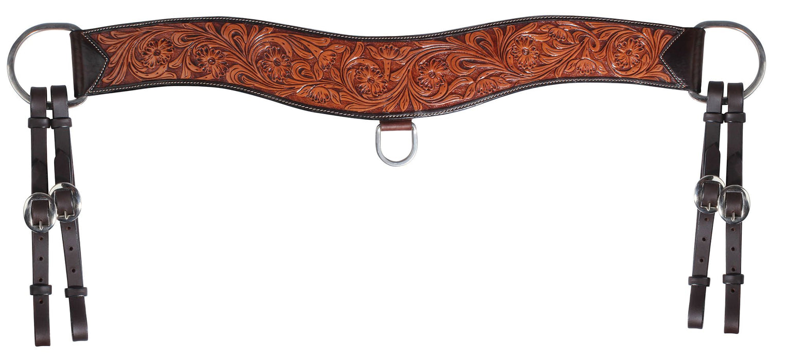 Prairie Flower Steer Tripper Breast Collar - Jeffers - Horse Supplies > Horse Tack > Bridles & Headstalls