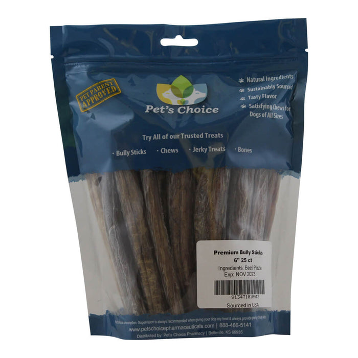 Premium All Natural Dog Pizzle Chews, 6' - Jeffers - Dog Supplies > Dog Treats > Chews