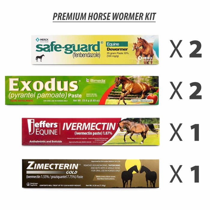 Premium Horse Wormer Kit - Jeffers - Animal Health & Wellness > Medicine