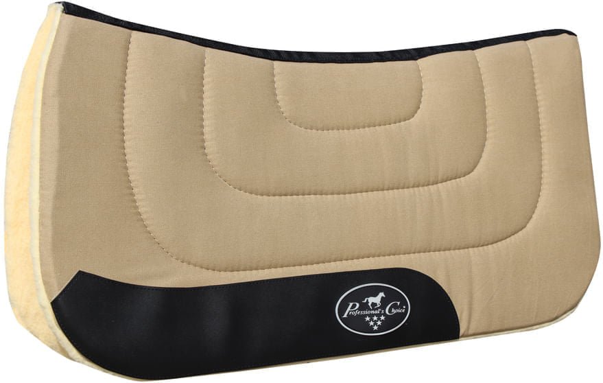 Professional's Choice Contoured Wool Saddle Pad, 31' x 32' - Jeffers - Horse Supplies > Horse Tack > Saddle Pads & Blankets