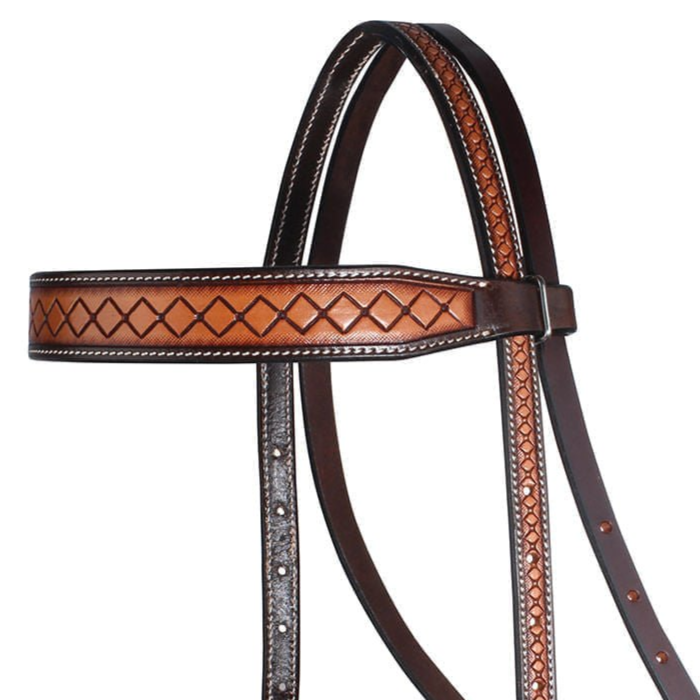 Professional's Choice Crosshatch Browband Headstall