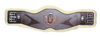 Professional's Choice Fleece Contoured Monoflap Girth, Brown - Jeffers - Horse Supplies > Horse Tack > Cinches