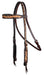 Professional's Choice Floral Browband Headstall - Jeffers - Horse Supplies > Horse Tack > Bridles & Headstalls