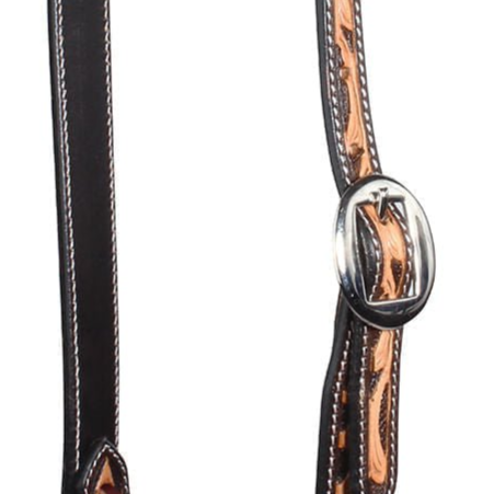 Professional's Choice Floral Split Ear Headstall