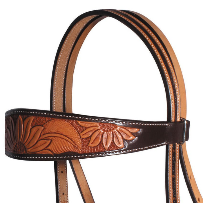 Professional's Choice Sunflower Browband Headstall