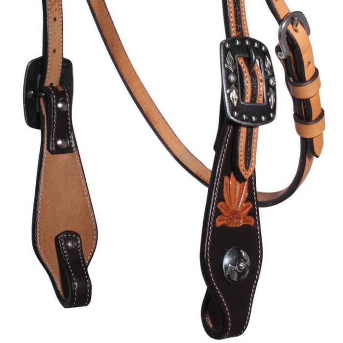 Professional's Choice Sunflower Browband Headstall