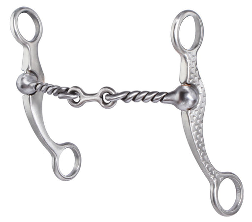 Professional’s Choice Twisted Wire Dogbone Rasp Shank Bit - Jeffers - Horse Supplies > Horse Tack > Bridle Bits