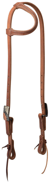 ProTack Copper Flower Sliding Ear Headstall - Jeffers - Horse Supplies > Horse Tack > Bridles & Headstalls