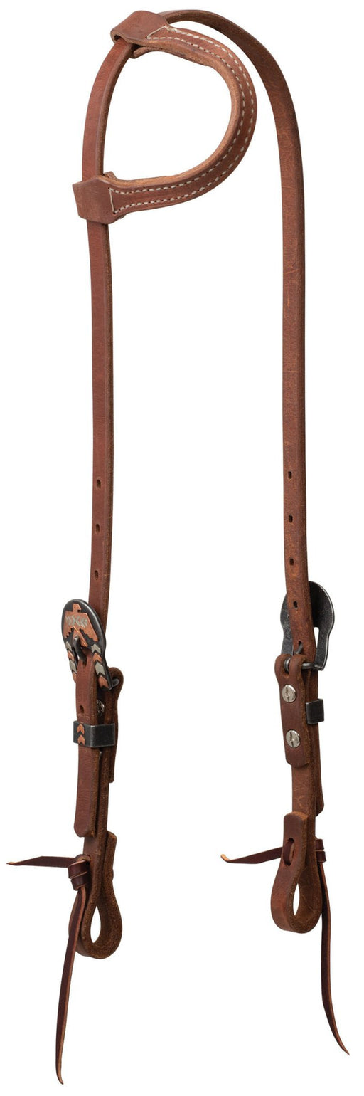 ProTack Thunderbird Sliding Ear Headstall - Jeffers - Horse Supplies > Horse Tack > Bridles & Headstalls