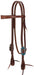 ProTack Turquoise Flower Browband Headstall - Jeffers - Horse Supplies > Horse Tack > Bridles & Headstalls