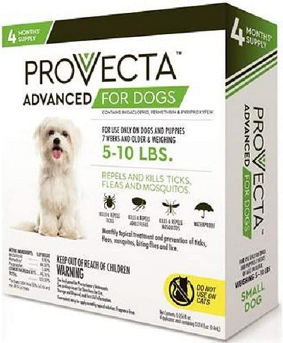 Provecta Advanced for Dogs, 4 Dose - Jeffers - Animal Health & Wellness > Flea & Tick Control