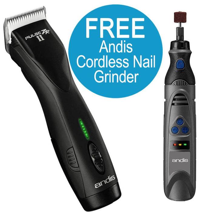 Pulse ZR II Clipper with FREE Cordless Nail Grinder - Jeffers - Animal & Pet Supplies > Pet Grooming > Pet Hair Clippers & Trimmers