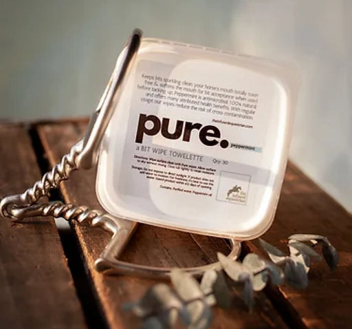 pure. A Bit Wipe Towelette - Jeffers - Horse Supplies > Horse Tack > Bridle Bits