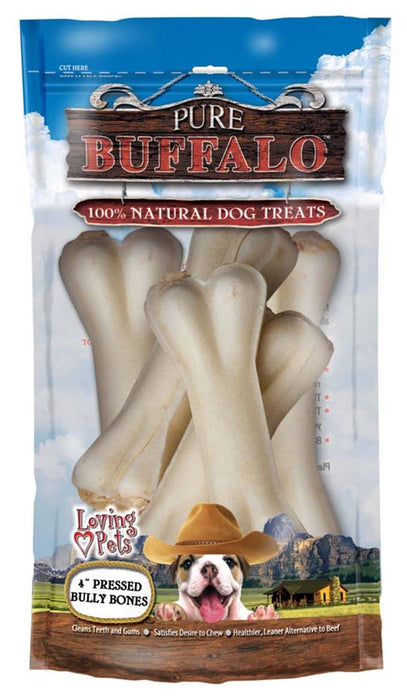 Pure Buffalo Pressed Bully Bone - Jeffers - Dog Supplies > Dog Treats