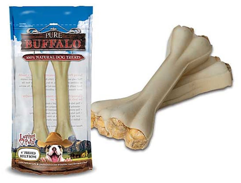 Pure Buffalo Pressed Bully Bone - Jeffers - Dog Supplies > Dog Treats