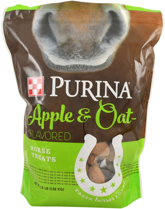 Purina Apple & Oats Horse Treats, 3.5 lb - Jeffers - Horse Supplies > Horse Treats