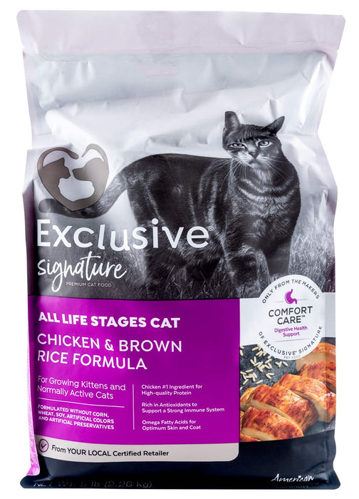 Purina Exclusive Cat Food, Chicken/Brown Rice - Jeffers - Cat Supplies > Cat Food