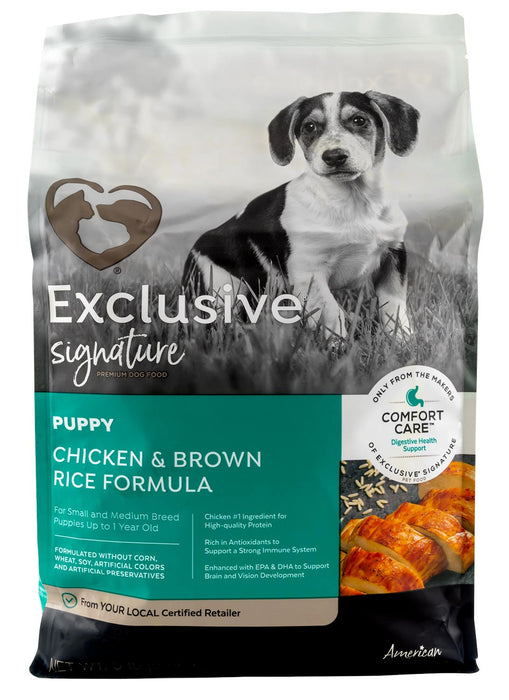 Purina Exclusive Puppy Food, Chicken/Brown Rice - Jeffers - Dog Supplies > Dog Food > Dry Dog Food