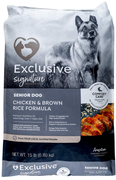 Purina Exclusive Senior Adult Dog Food - Jeffers - Dog Supplies > Dog Food > Dry Dog Food