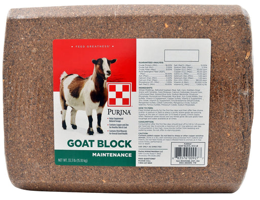 Purina Goat Block - Jeffers - Goat Supplies > Goat Supplies