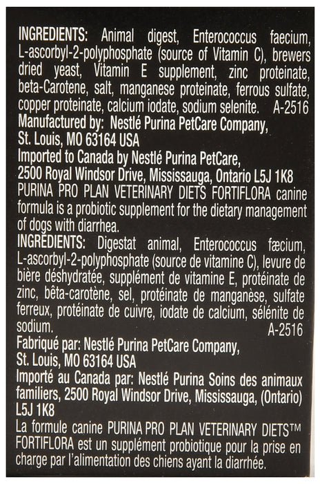 Purina Pro Plan Veterinary Diets FortiFlora Canine - Jeffers - Animal Health & Wellness > Vitamins & Supplements