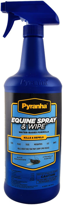 Pyranha Equine Spray & Wipe - Jeffers - Animal Health & Wellness > Fly & Insect Control