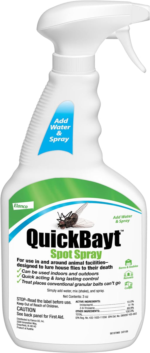 QuickBayt Spot Spray, 3 oz/24 oz bottle - Jeffers - Farm & Ranch Supplies > Stable Supplies