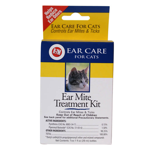 R - 7M Ear Mite Treatment Kit for Cats, 1 oz - Jeffers - Animal Health & Wellness > Ear Care