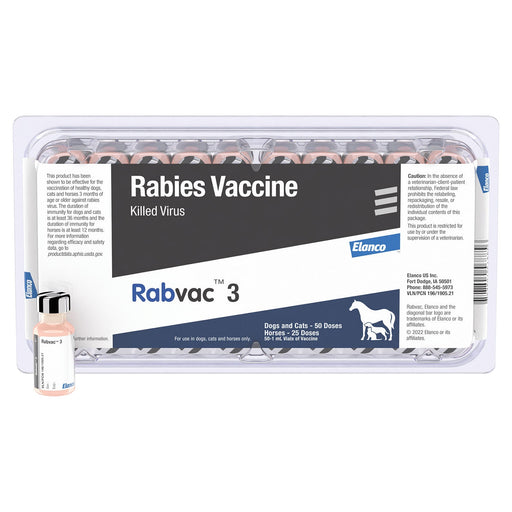 RabVac 3 - Jeffers - Animal Health & Wellness > Vaccines