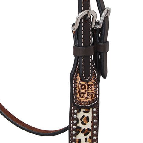 Rafter T Leopard Browband Headstall