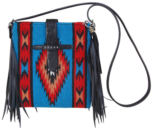 Rafter T Navajo Crossbody, Turquoise and Red - Jeffers - Women > Accessories, Jewelry, Handbags