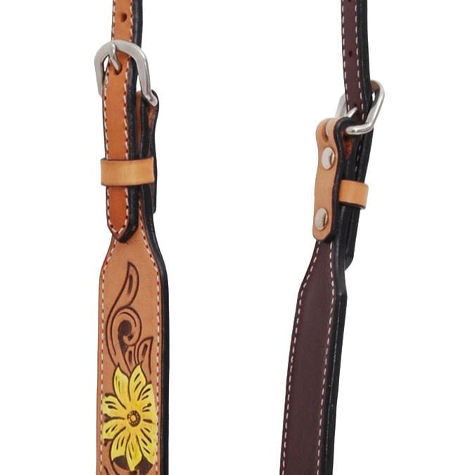 Rafter T Thunderbird Single Ear Headstall, Full, Lt Oil