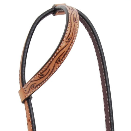 Rafter T Thunderbird Single Ear Headstall, Full, Lt Oil